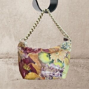 Mauricio Taiuti Floral Chain Strap Bag